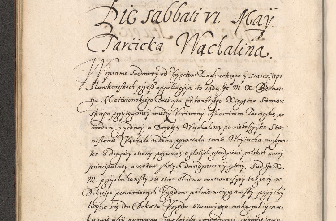 Zdjęcie nr 55 dla obiektu archiwalnego: Acta foris saecularis coram R. D. Bernardo Maciejowski, episcopo Cracoviensi, duce Severiensis ex annis 1600 - 1606.
