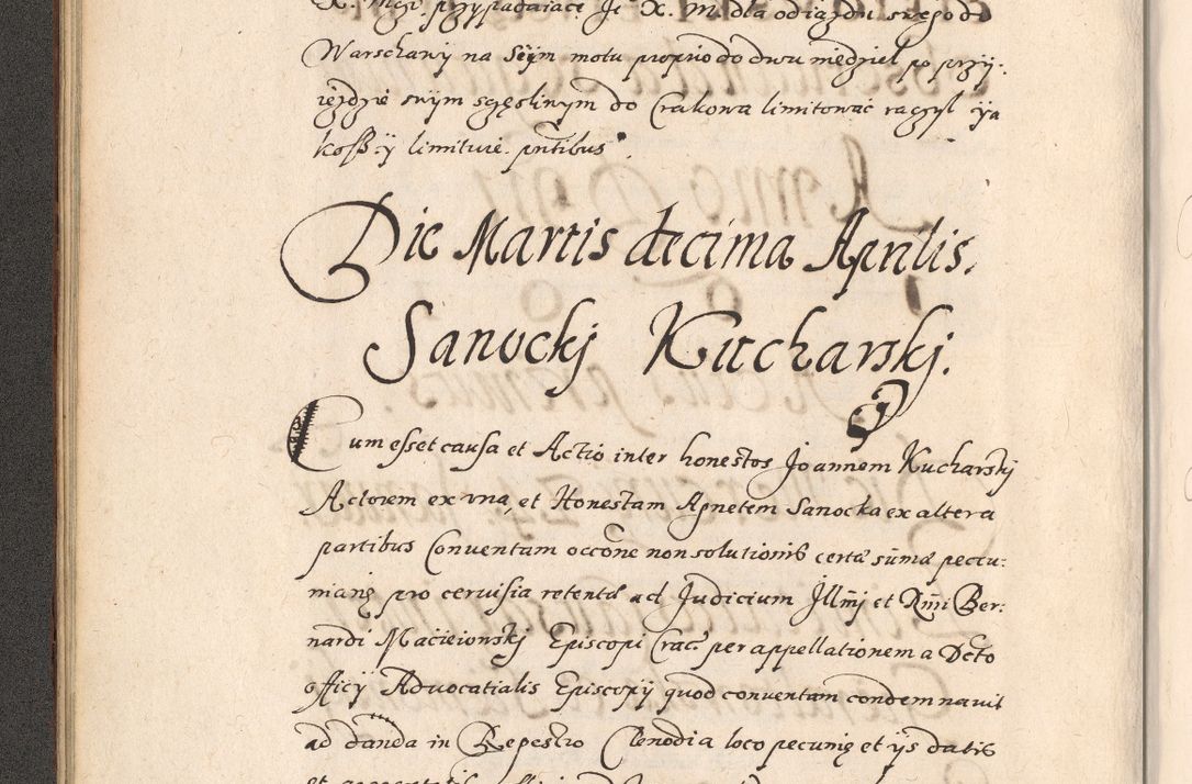 Zdjęcie nr 53 dla obiektu archiwalnego: Acta foris saecularis coram R. D. Bernardo Maciejowski, episcopo Cracoviensi, duce Severiensis ex annis 1600 - 1606.