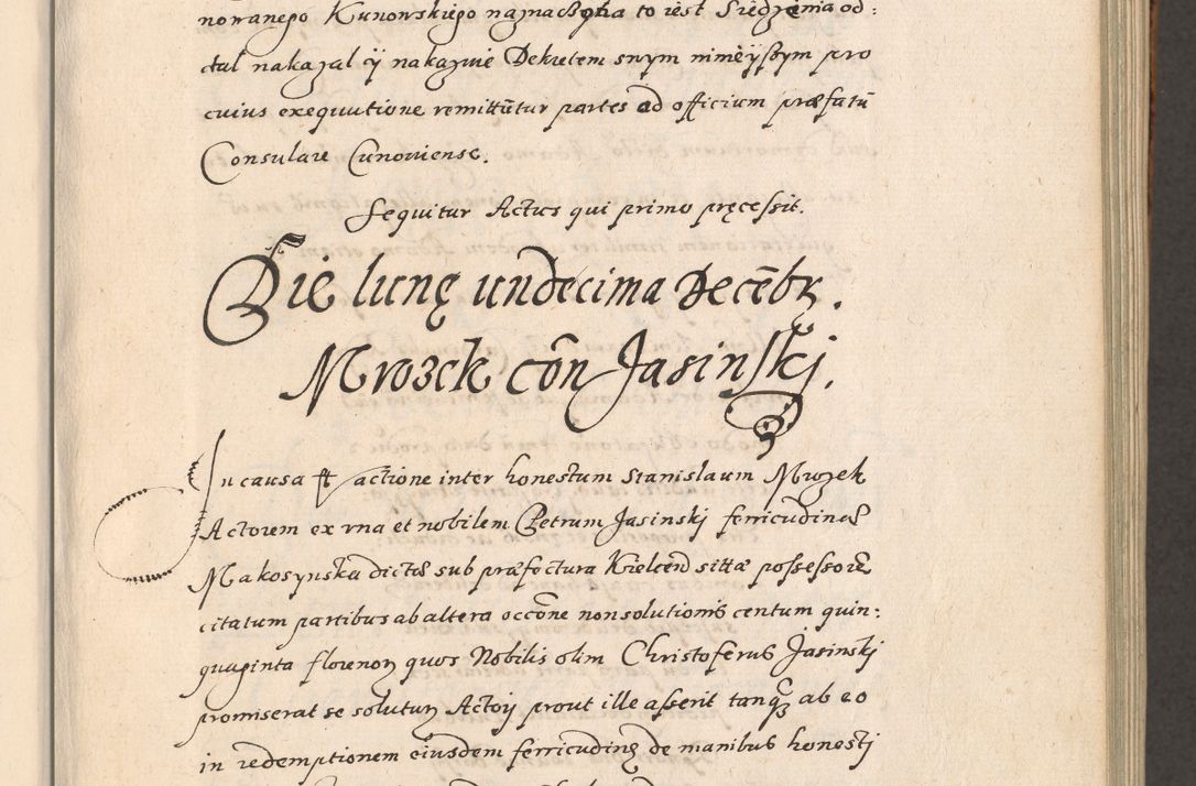 Zdjęcie nr 50 dla obiektu archiwalnego: Acta foris saecularis coram R. D. Bernardo Maciejowski, episcopo Cracoviensi, duce Severiensis ex annis 1600 - 1606.