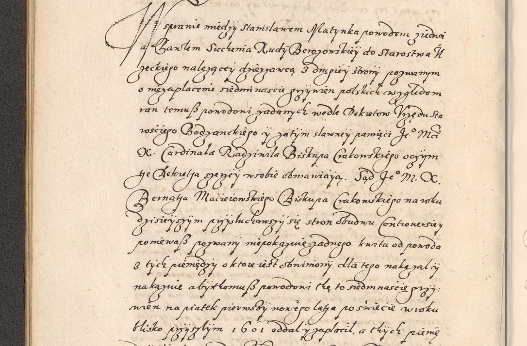 Zdjęcie nr 47 dla obiektu archiwalnego: Acta foris saecularis coram R. D. Bernardo Maciejowski, episcopo Cracoviensi, duce Severiensis ex annis 1600 - 1606.