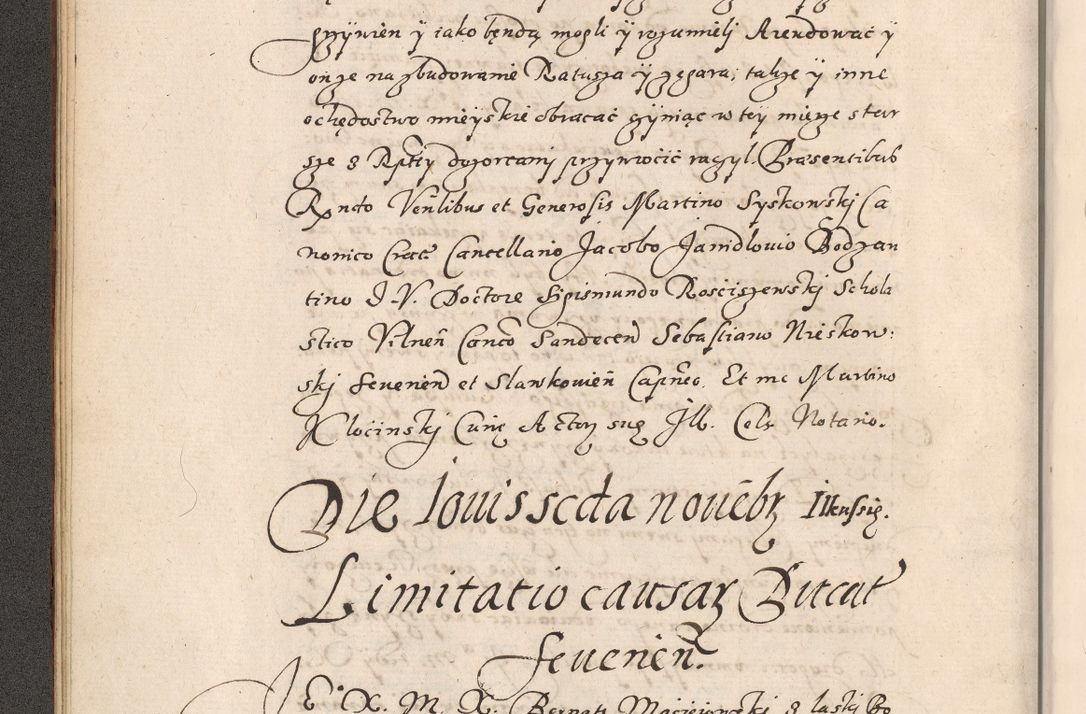 Zdjęcie nr 39 dla obiektu archiwalnego: Acta foris saecularis coram R. D. Bernardo Maciejowski, episcopo Cracoviensi, duce Severiensis ex annis 1600 - 1606.