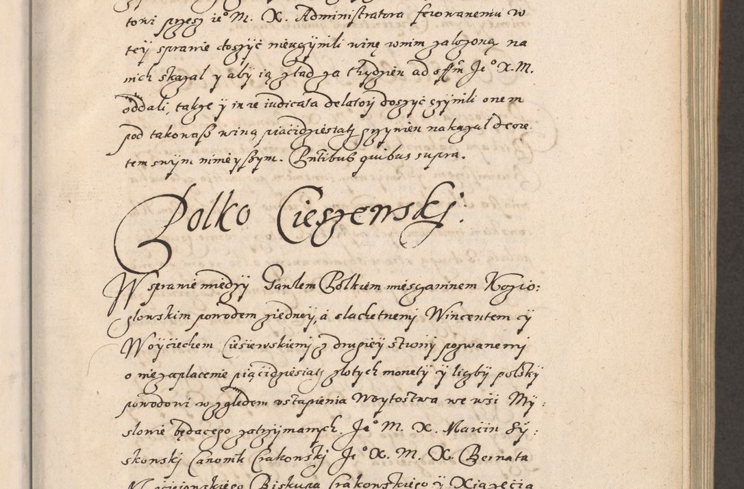 Zdjęcie nr 36 dla obiektu archiwalnego: Acta foris saecularis coram R. D. Bernardo Maciejowski, episcopo Cracoviensi, duce Severiensis ex annis 1600 - 1606.