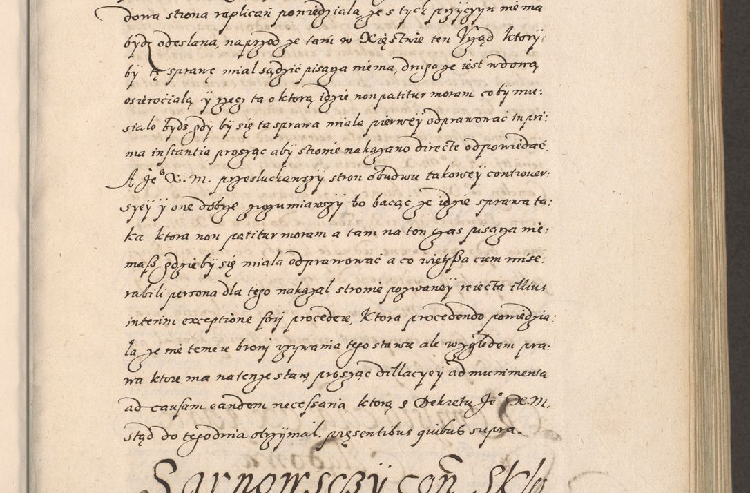 Zdjęcie nr 32 dla obiektu archiwalnego: Acta foris saecularis coram R. D. Bernardo Maciejowski, episcopo Cracoviensi, duce Severiensis ex annis 1600 - 1606.