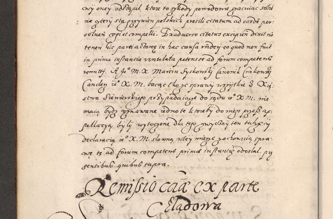 Zdjęcie nr 33 dla obiektu archiwalnego: Acta foris saecularis coram R. D. Bernardo Maciejowski, episcopo Cracoviensi, duce Severiensis ex annis 1600 - 1606.