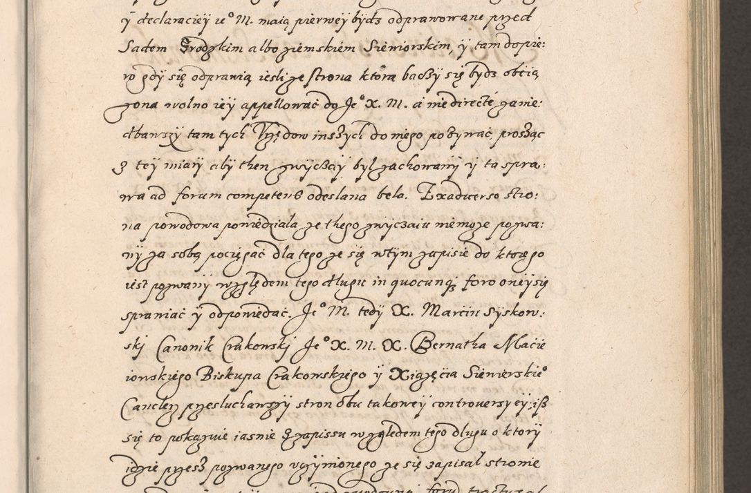 Zdjęcie nr 30 dla obiektu archiwalnego: Acta foris saecularis coram R. D. Bernardo Maciejowski, episcopo Cracoviensi, duce Severiensis ex annis 1600 - 1606.