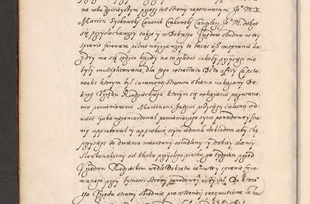 Zdjęcie nr 23 dla obiektu archiwalnego: Acta foris saecularis coram R. D. Bernardo Maciejowski, episcopo Cracoviensi, duce Severiensis ex annis 1600 - 1606.