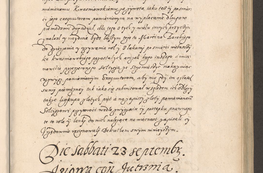 Zdjęcie nr 22 dla obiektu archiwalnego: Acta foris saecularis coram R. D. Bernardo Maciejowski, episcopo Cracoviensi, duce Severiensis ex annis 1600 - 1606.