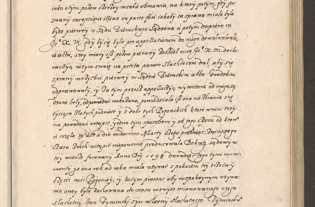 Zdjęcie nr 14 dla obiektu archiwalnego: Acta foris saecularis coram R. D. Bernardo Maciejowski, episcopo Cracoviensi, duce Severiensis ex annis 1600 - 1606.