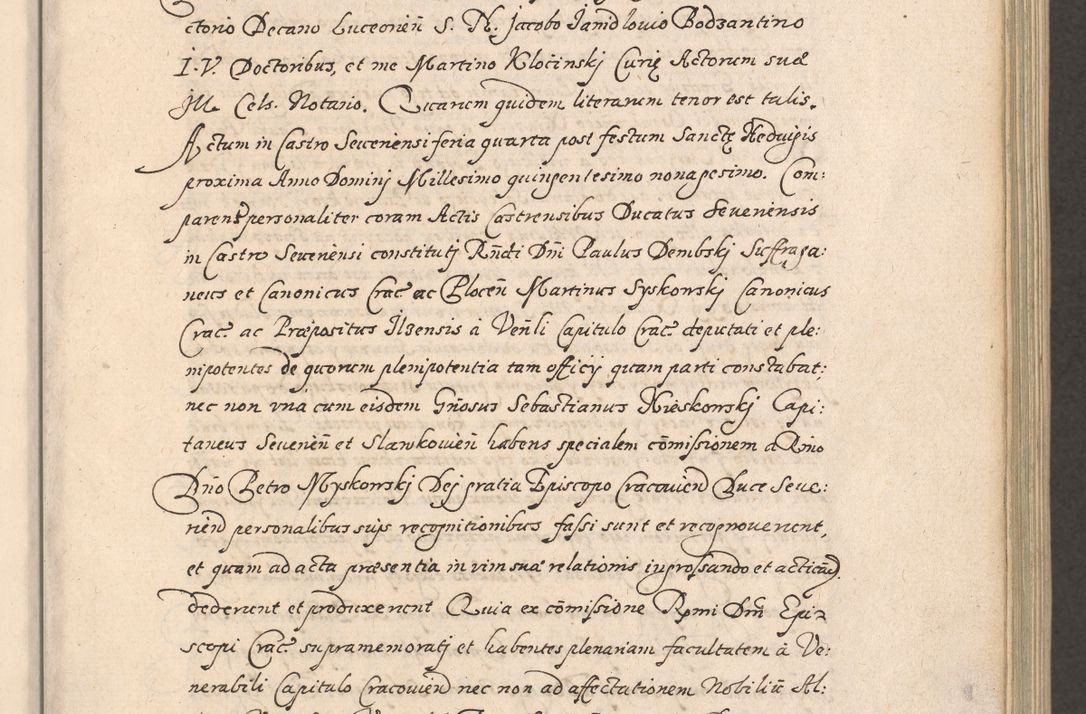 Zdjęcie nr 10 dla obiektu archiwalnego: Acta foris saecularis coram R. D. Bernardo Maciejowski, episcopo Cracoviensi, duce Severiensis ex annis 1600 - 1606.