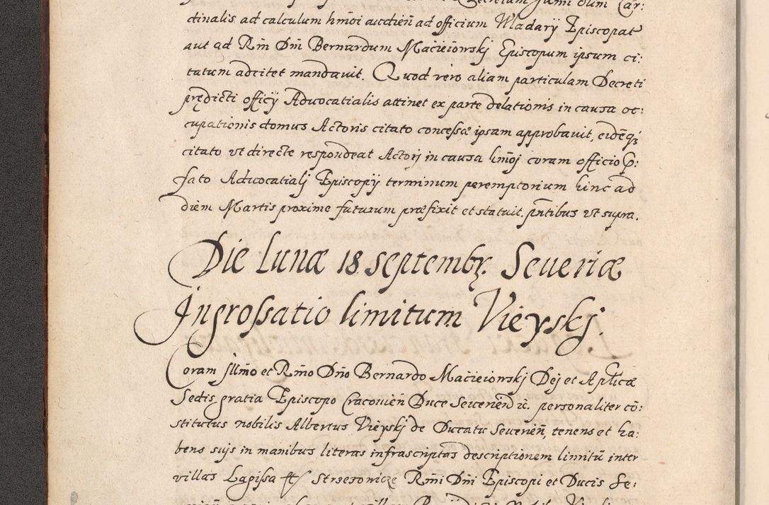 Zdjęcie nr 9 dla obiektu archiwalnego: Acta foris saecularis coram R. D. Bernardo Maciejowski, episcopo Cracoviensi, duce Severiensis ex annis 1600 - 1606.