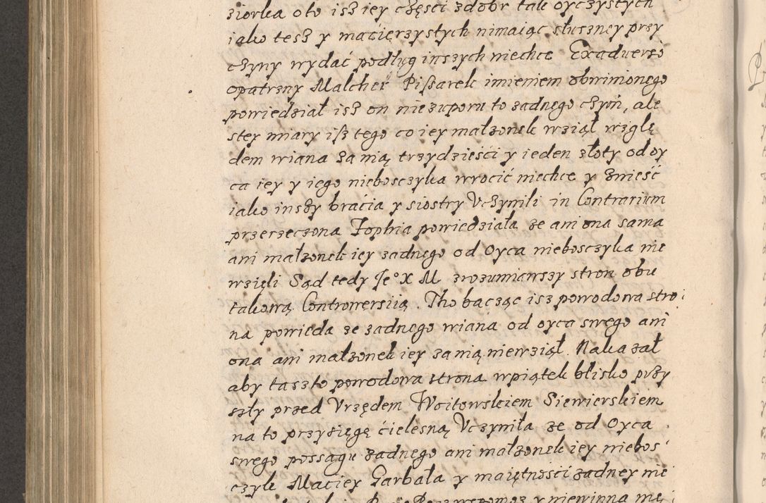 Zdjęcie nr 595 dla obiektu archiwalnego: Acta foris saecularis coram R. D. Bernardo Maciejowski, episcopo Cracoviensi, duce Severiensis ex annis 1600 - 1606.