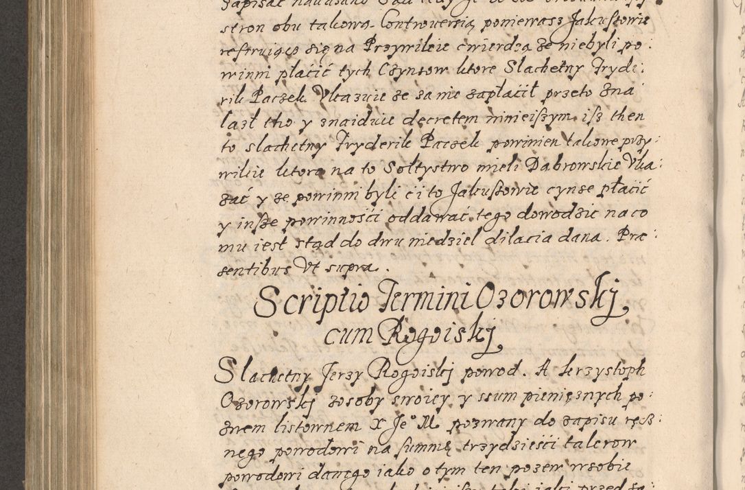 Zdjęcie nr 593 dla obiektu archiwalnego: Acta foris saecularis coram R. D. Bernardo Maciejowski, episcopo Cracoviensi, duce Severiensis ex annis 1600 - 1606.