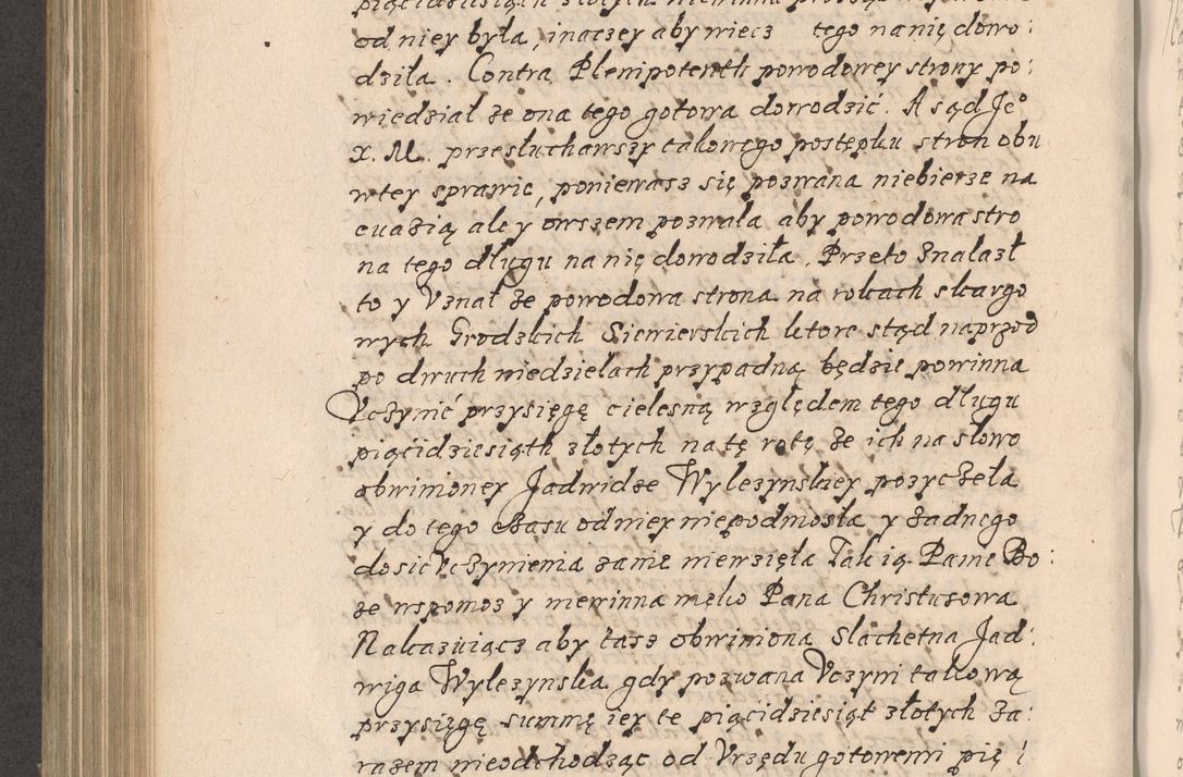 Zdjęcie nr 591 dla obiektu archiwalnego: Acta foris saecularis coram R. D. Bernardo Maciejowski, episcopo Cracoviensi, duce Severiensis ex annis 1600 - 1606.