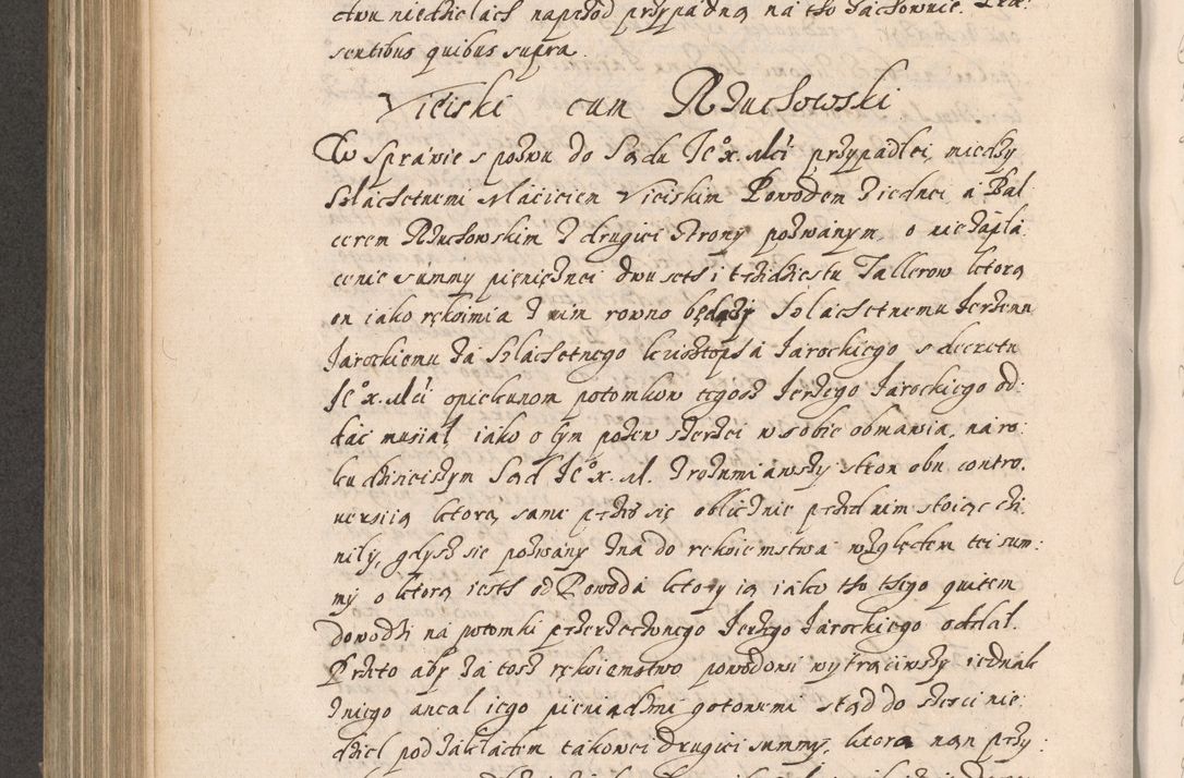 Zdjęcie nr 585 dla obiektu archiwalnego: Acta foris saecularis coram R. D. Bernardo Maciejowski, episcopo Cracoviensi, duce Severiensis ex annis 1600 - 1606.