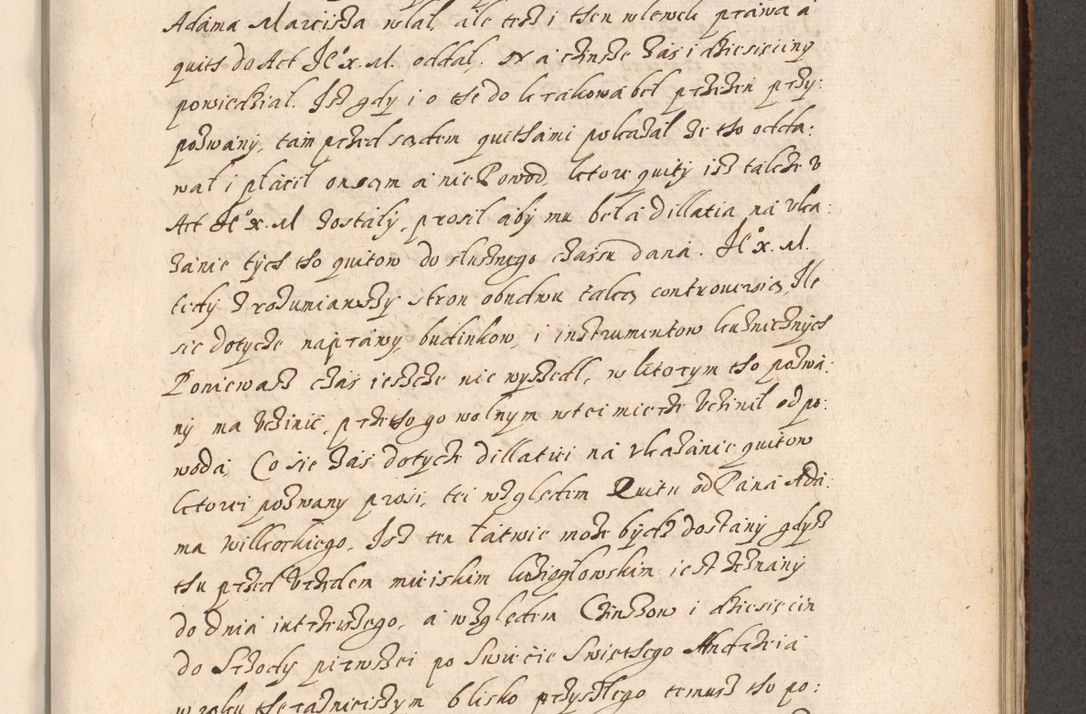 Zdjęcie nr 484 dla obiektu archiwalnego: Acta foris saecularis coram R. D. Bernardo Maciejowski, episcopo Cracoviensi, duce Severiensis ex annis 1600 - 1606.