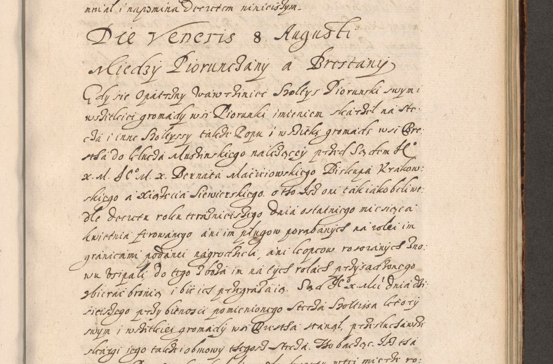 Zdjęcie nr 448 dla obiektu archiwalnego: Acta foris saecularis coram R. D. Bernardo Maciejowski, episcopo Cracoviensi, duce Severiensis ex annis 1600 - 1606.