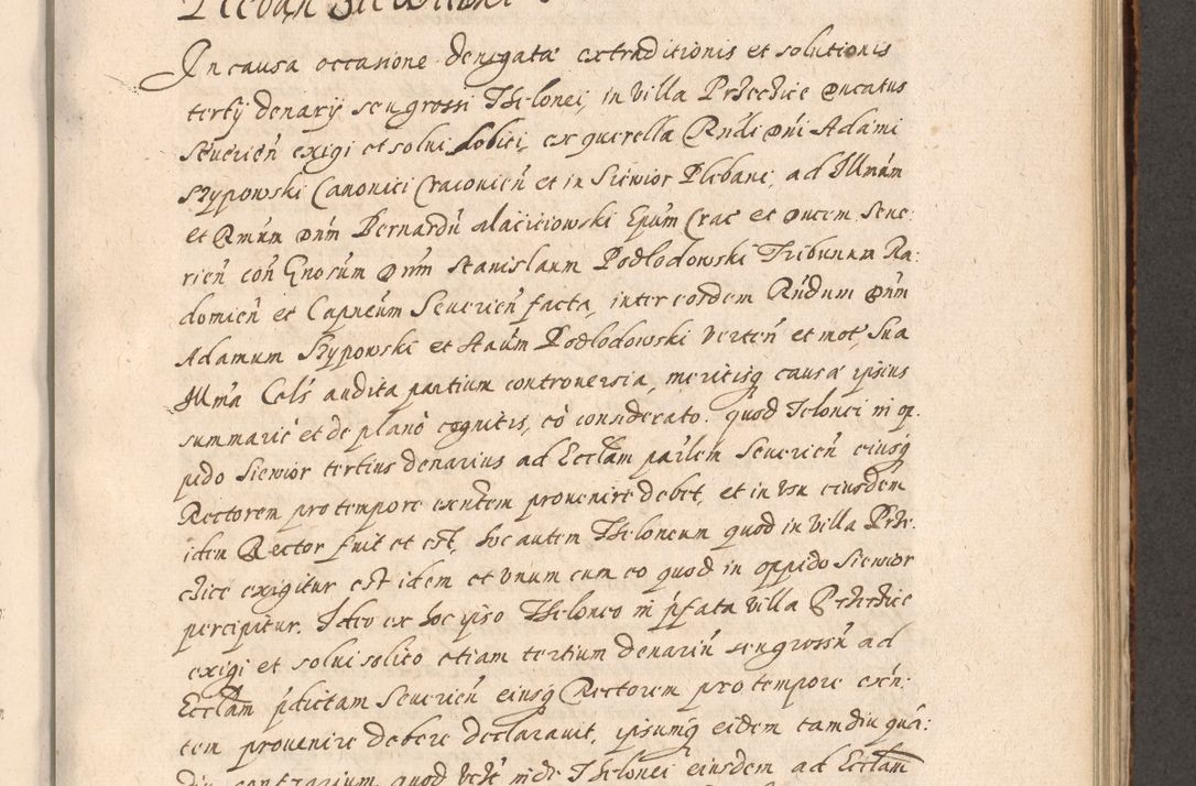 Zdjęcie nr 446 dla obiektu archiwalnego: Acta foris saecularis coram R. D. Bernardo Maciejowski, episcopo Cracoviensi, duce Severiensis ex annis 1600 - 1606.