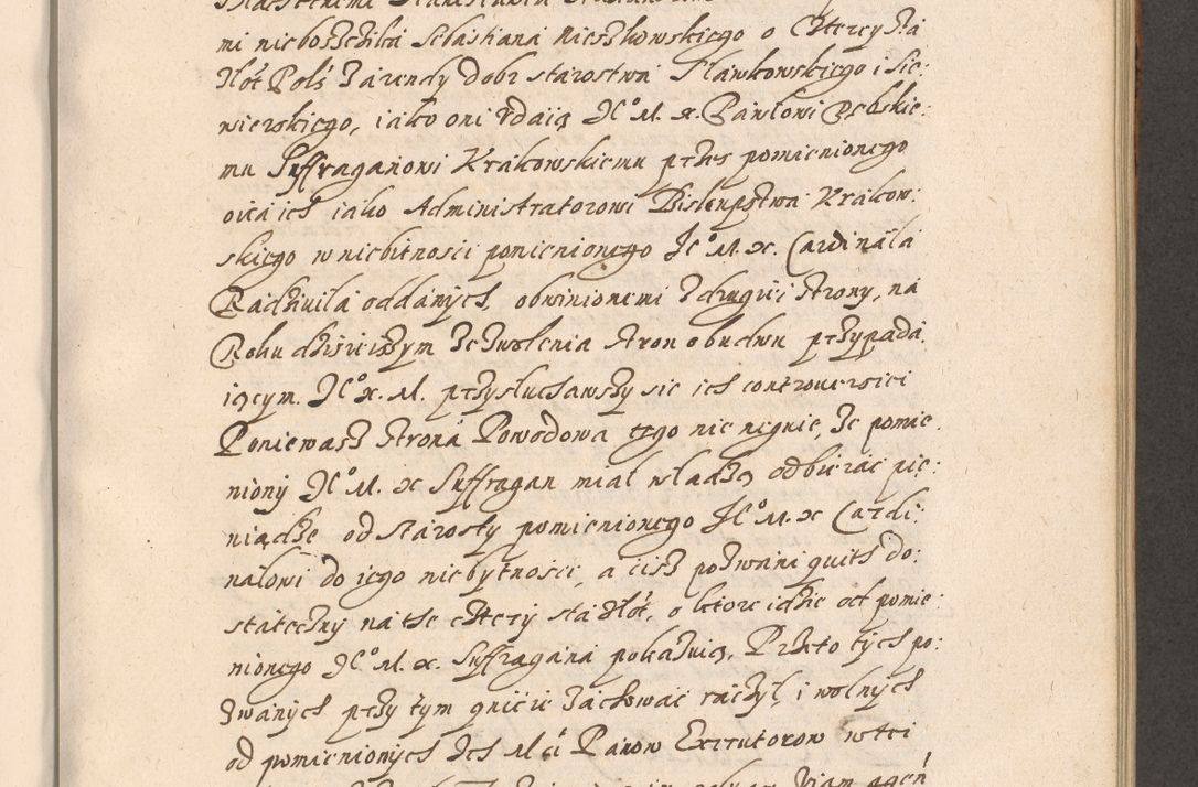 Zdjęcie nr 416 dla obiektu archiwalnego: Acta foris saecularis coram R. D. Bernardo Maciejowski, episcopo Cracoviensi, duce Severiensis ex annis 1600 - 1606.
