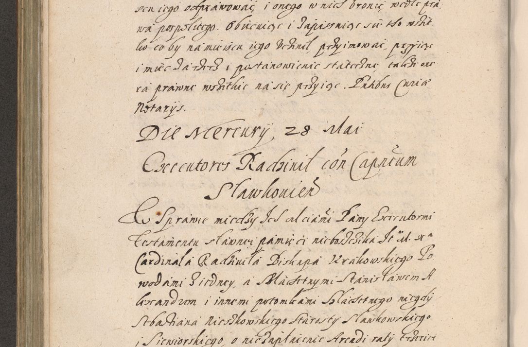 Zdjęcie nr 411 dla obiektu archiwalnego: Acta foris saecularis coram R. D. Bernardo Maciejowski, episcopo Cracoviensi, duce Severiensis ex annis 1600 - 1606.