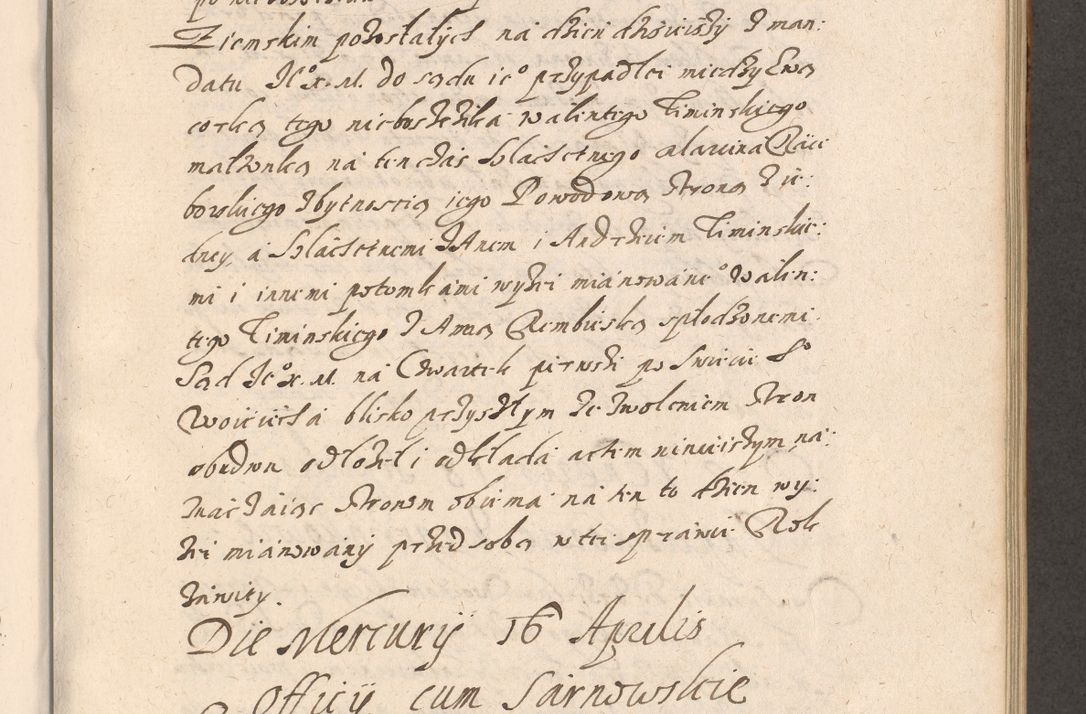 Zdjęcie nr 390 dla obiektu archiwalnego: Acta foris saecularis coram R. D. Bernardo Maciejowski, episcopo Cracoviensi, duce Severiensis ex annis 1600 - 1606.