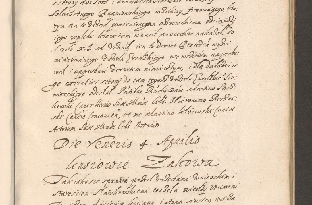 Zdjęcie nr 386 dla obiektu archiwalnego: Acta foris saecularis coram R. D. Bernardo Maciejowski, episcopo Cracoviensi, duce Severiensis ex annis 1600 - 1606.