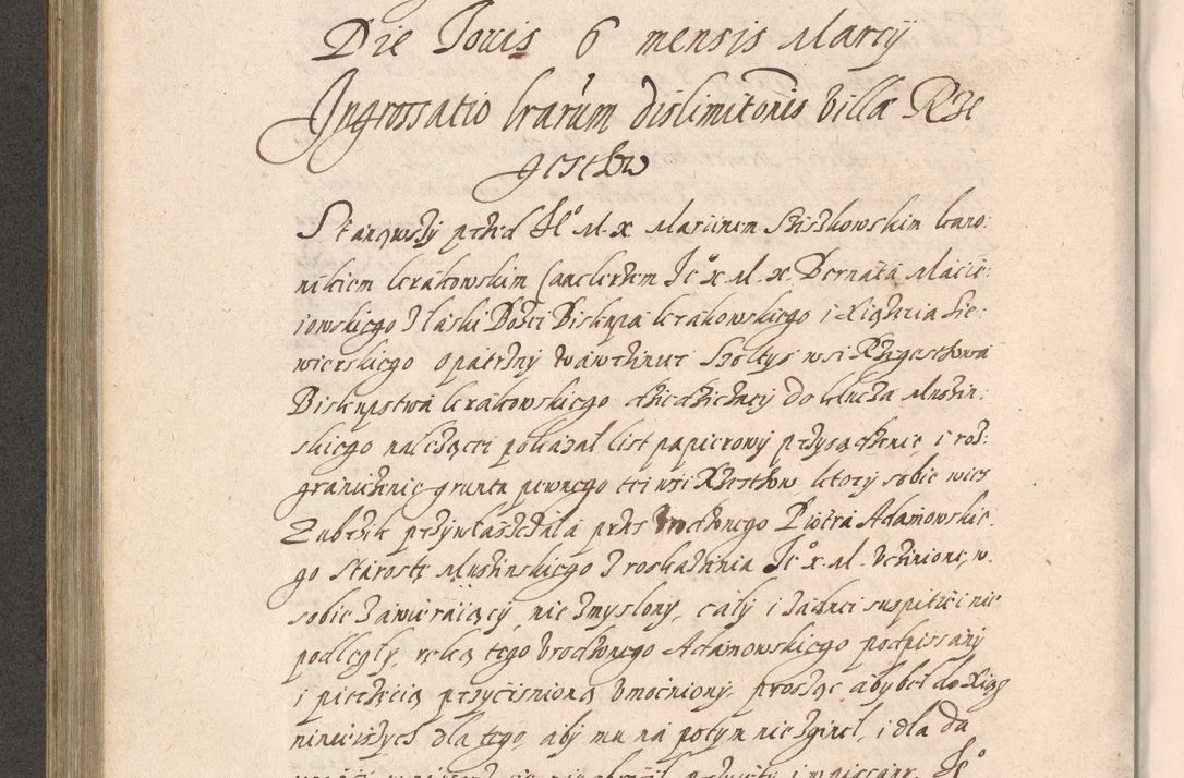 Zdjęcie nr 375 dla obiektu archiwalnego: Acta foris saecularis coram R. D. Bernardo Maciejowski, episcopo Cracoviensi, duce Severiensis ex annis 1600 - 1606.