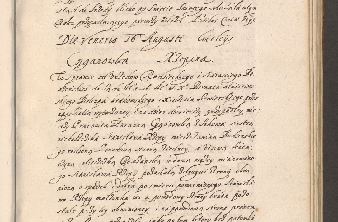 Zdjęcie nr 318 dla obiektu archiwalnego: Acta foris saecularis coram R. D. Bernardo Maciejowski, episcopo Cracoviensi, duce Severiensis ex annis 1600 - 1606.