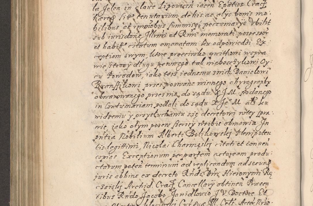 Zdjęcie nr 605 dla obiektu archiwalnego: Acta foris saecularis coram R. D. Bernardo Maciejowski, episcopo Cracoviensi, duce Severiensis ex annis 1600 - 1606.