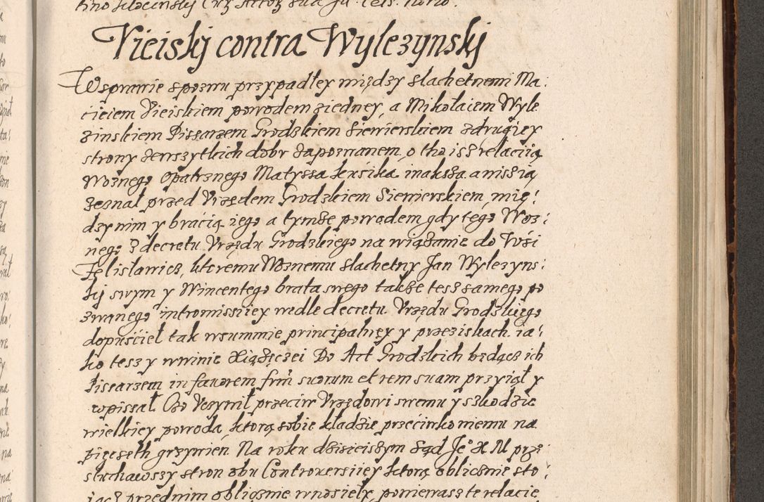 Zdjęcie nr 798 dla obiektu archiwalnego: Acta foris saecularis coram R. D. Bernardo Maciejowski, episcopo Cracoviensi, duce Severiensis ex annis 1600 - 1606.