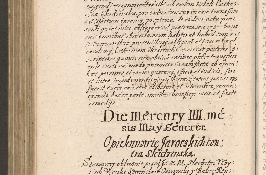 Zdjęcie nr 793 dla obiektu archiwalnego: Acta foris saecularis coram R. D. Bernardo Maciejowski, episcopo Cracoviensi, duce Severiensis ex annis 1600 - 1606.