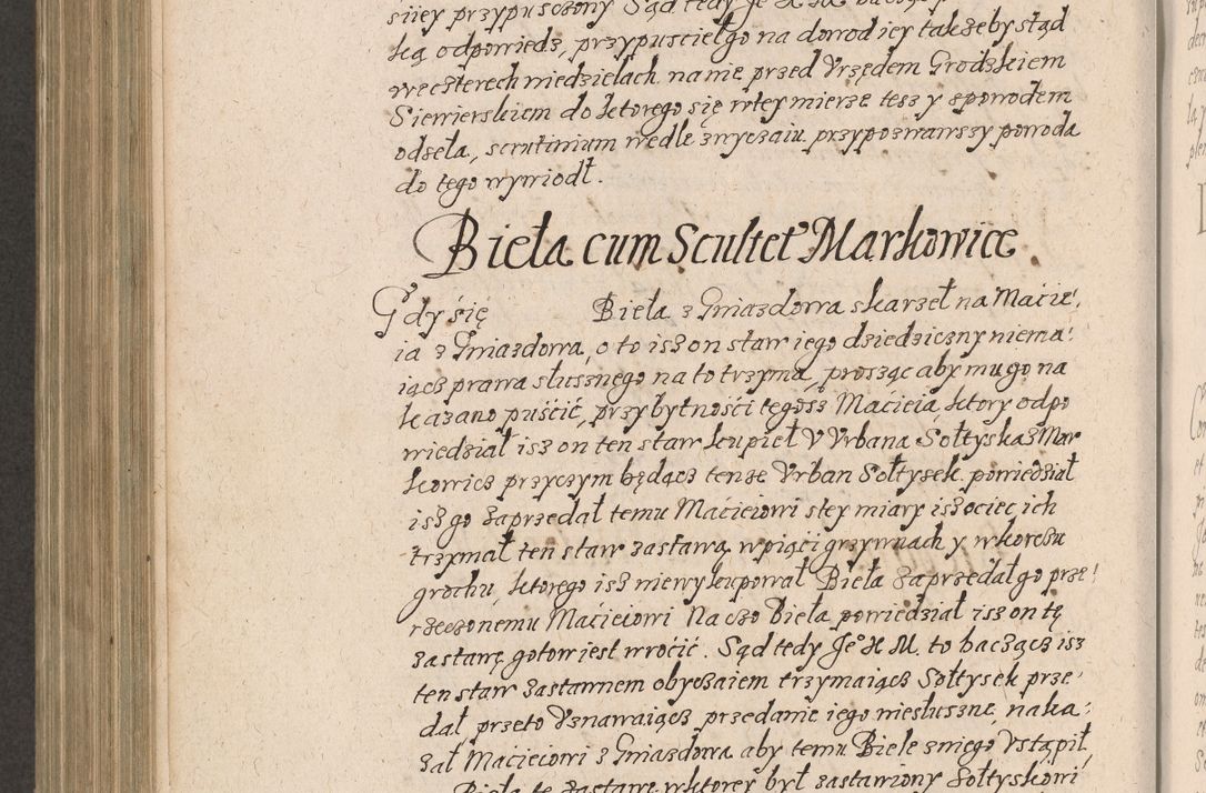 Zdjęcie nr 791 dla obiektu archiwalnego: Acta foris saecularis coram R. D. Bernardo Maciejowski, episcopo Cracoviensi, duce Severiensis ex annis 1600 - 1606.