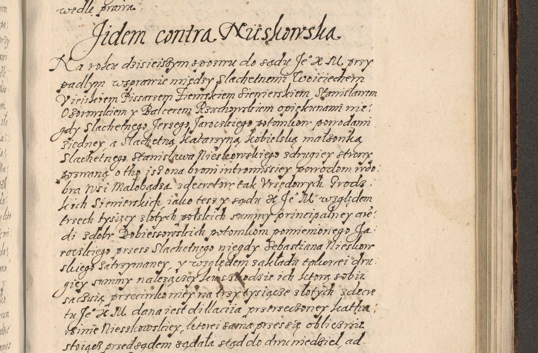 Zdjęcie nr 776 dla obiektu archiwalnego: Acta foris saecularis coram R. D. Bernardo Maciejowski, episcopo Cracoviensi, duce Severiensis ex annis 1600 - 1606.
