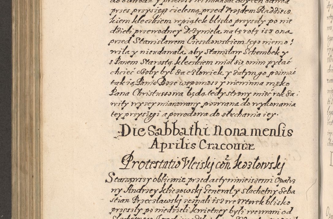 Zdjęcie nr 765 dla obiektu archiwalnego: Acta foris saecularis coram R. D. Bernardo Maciejowski, episcopo Cracoviensi, duce Severiensis ex annis 1600 - 1606.