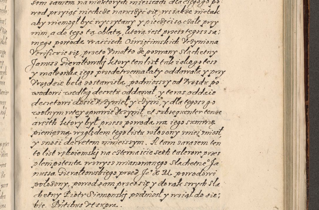 Zdjęcie nr 758 dla obiektu archiwalnego: Acta foris saecularis coram R. D. Bernardo Maciejowski, episcopo Cracoviensi, duce Severiensis ex annis 1600 - 1606.