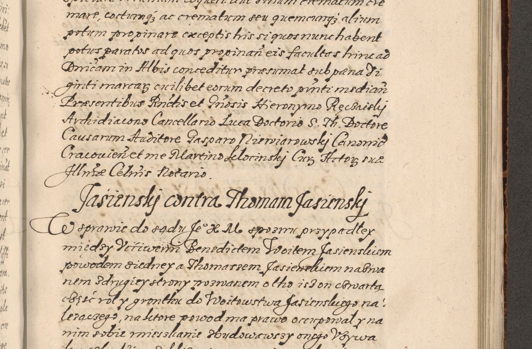 Zdjęcie nr 740 dla obiektu archiwalnego: Acta foris saecularis coram R. D. Bernardo Maciejowski, episcopo Cracoviensi, duce Severiensis ex annis 1600 - 1606.