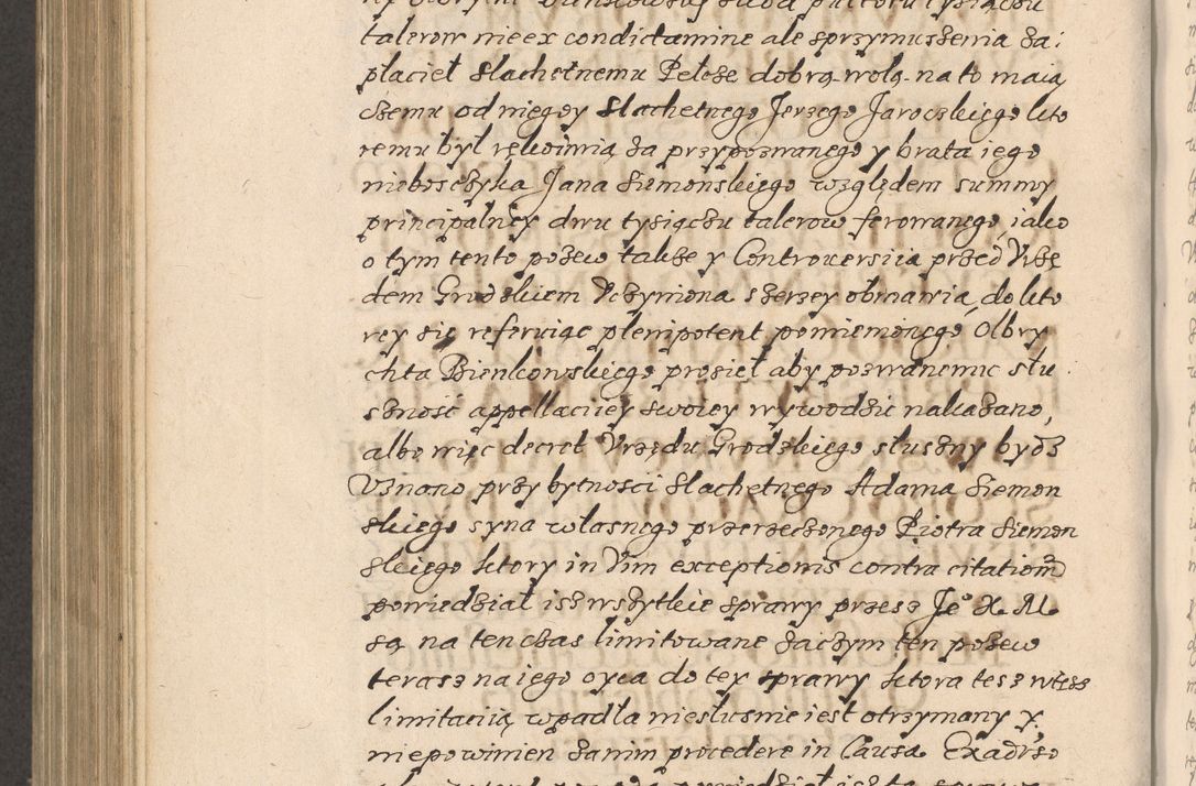 Zdjęcie nr 733 dla obiektu archiwalnego: Acta foris saecularis coram R. D. Bernardo Maciejowski, episcopo Cracoviensi, duce Severiensis ex annis 1600 - 1606.