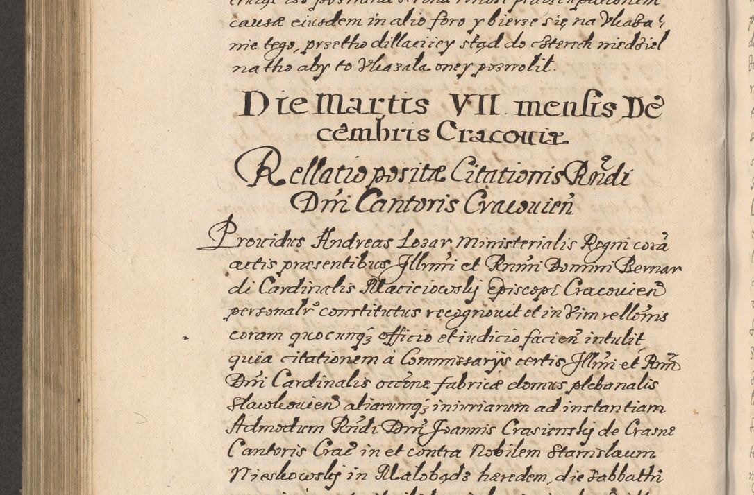 Zdjęcie nr 727 dla obiektu archiwalnego: Acta foris saecularis coram R. D. Bernardo Maciejowski, episcopo Cracoviensi, duce Severiensis ex annis 1600 - 1606.
