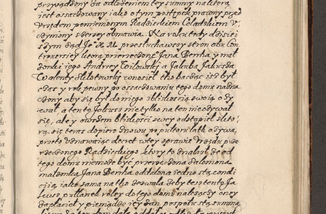Zdjęcie nr 722 dla obiektu archiwalnego: Acta foris saecularis coram R. D. Bernardo Maciejowski, episcopo Cracoviensi, duce Severiensis ex annis 1600 - 1606.