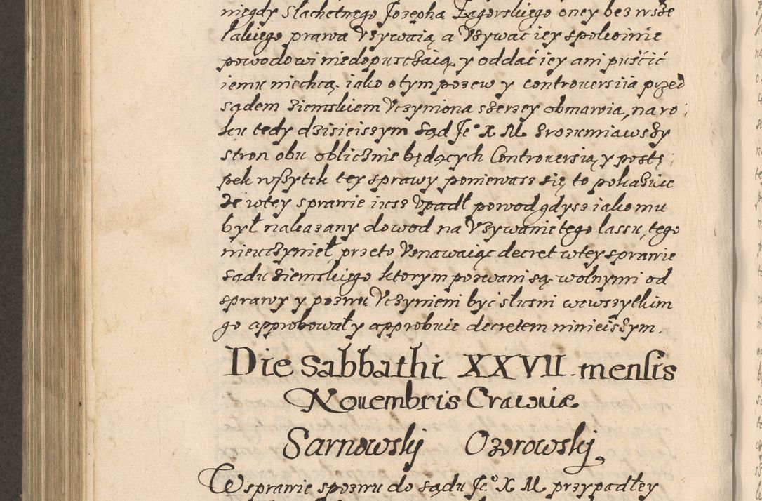 Zdjęcie nr 723 dla obiektu archiwalnego: Acta foris saecularis coram R. D. Bernardo Maciejowski, episcopo Cracoviensi, duce Severiensis ex annis 1600 - 1606.