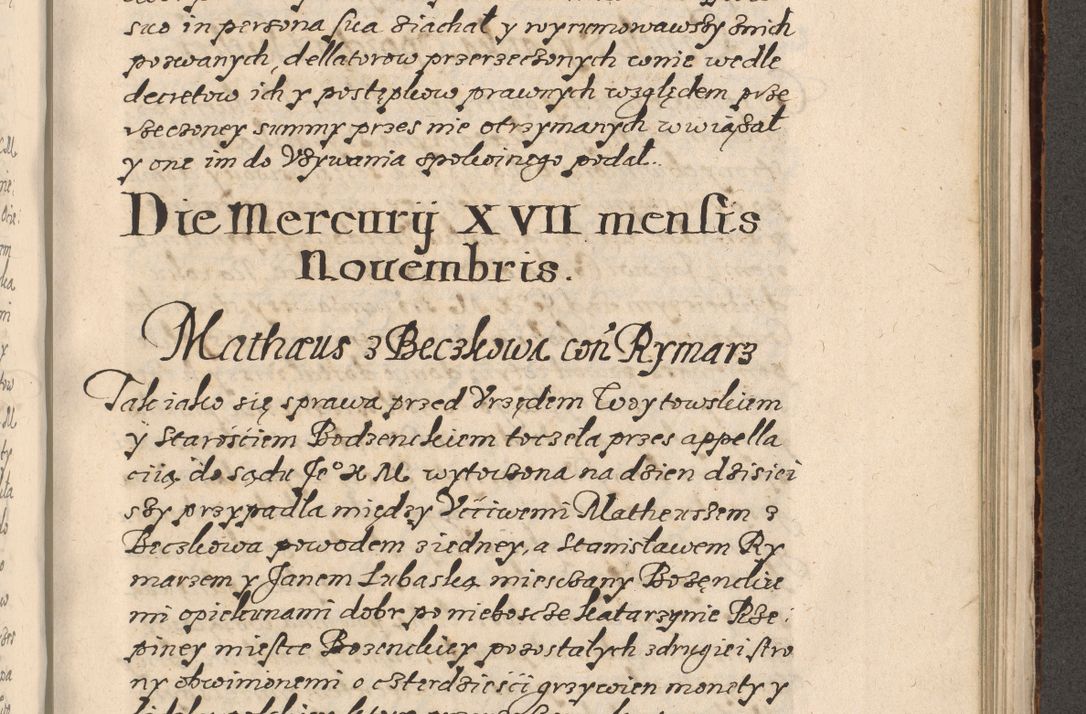 Zdjęcie nr 720 dla obiektu archiwalnego: Acta foris saecularis coram R. D. Bernardo Maciejowski, episcopo Cracoviensi, duce Severiensis ex annis 1600 - 1606.