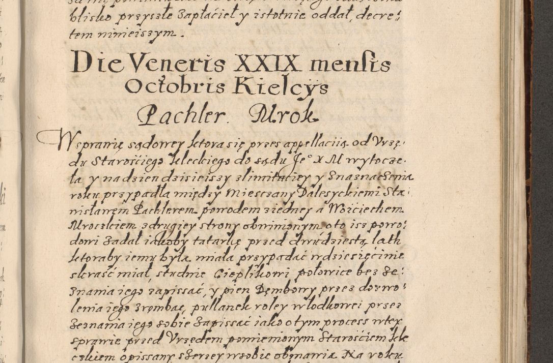 Zdjęcie nr 706 dla obiektu archiwalnego: Acta foris saecularis coram R. D. Bernardo Maciejowski, episcopo Cracoviensi, duce Severiensis ex annis 1600 - 1606.