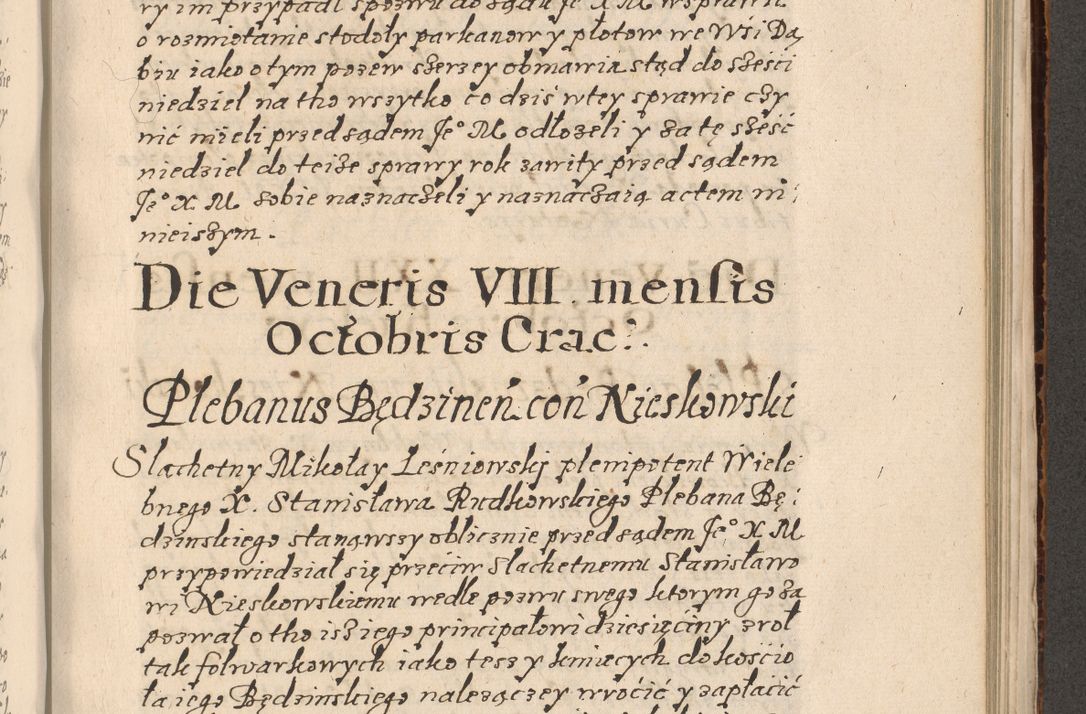 Zdjęcie nr 704 dla obiektu archiwalnego: Acta foris saecularis coram R. D. Bernardo Maciejowski, episcopo Cracoviensi, duce Severiensis ex annis 1600 - 1606.