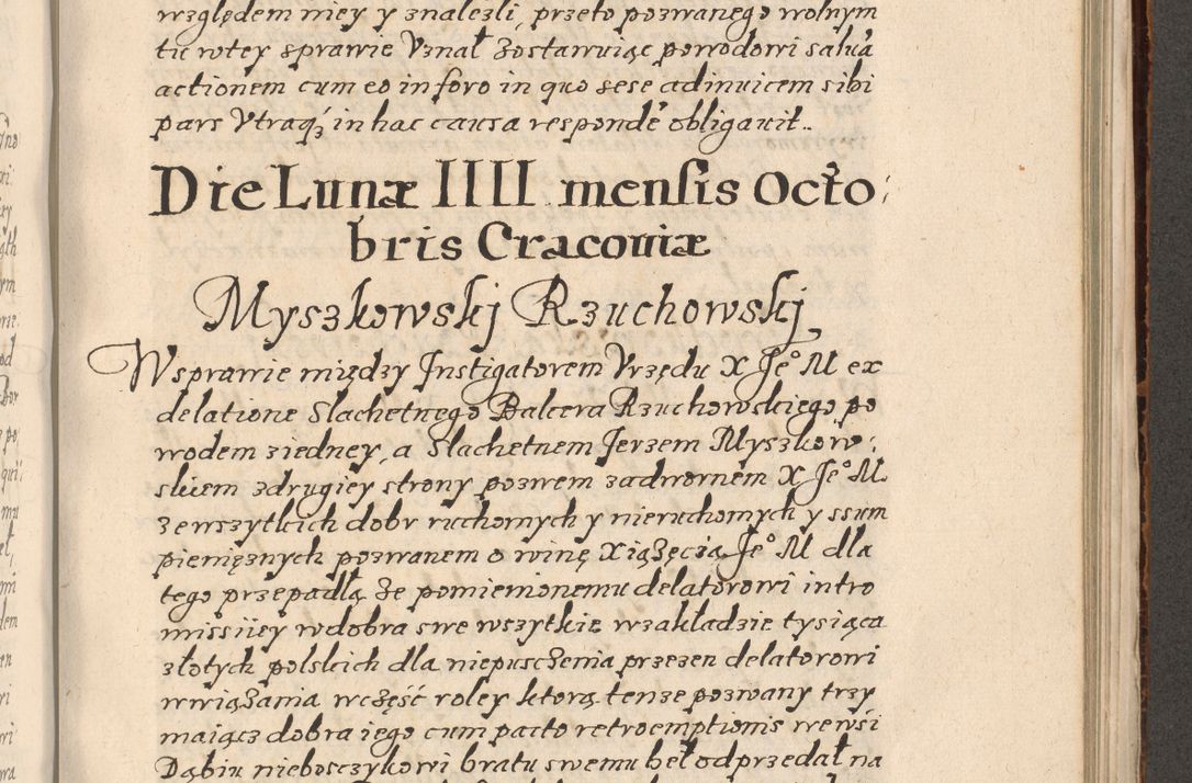 Zdjęcie nr 700 dla obiektu archiwalnego: Acta foris saecularis coram R. D. Bernardo Maciejowski, episcopo Cracoviensi, duce Severiensis ex annis 1600 - 1606.