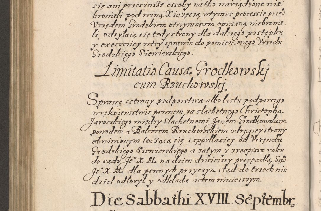 Zdjęcie nr 697 dla obiektu archiwalnego: Acta foris saecularis coram R. D. Bernardo Maciejowski, episcopo Cracoviensi, duce Severiensis ex annis 1600 - 1606.