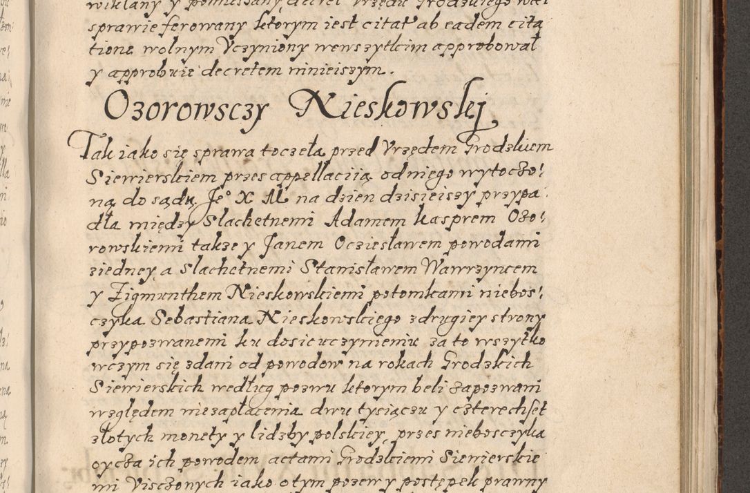 Zdjęcie nr 696 dla obiektu archiwalnego: Acta foris saecularis coram R. D. Bernardo Maciejowski, episcopo Cracoviensi, duce Severiensis ex annis 1600 - 1606.