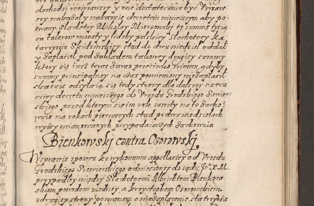 Zdjęcie nr 688 dla obiektu archiwalnego: Acta foris saecularis coram R. D. Bernardo Maciejowski, episcopo Cracoviensi, duce Severiensis ex annis 1600 - 1606.