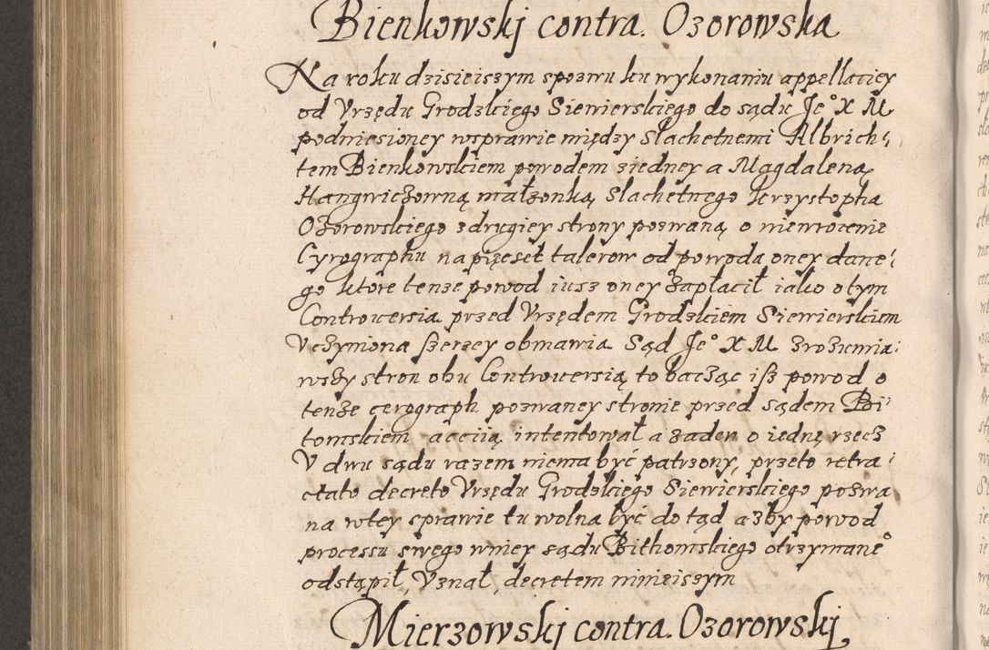 Zdjęcie nr 689 dla obiektu archiwalnego: Acta foris saecularis coram R. D. Bernardo Maciejowski, episcopo Cracoviensi, duce Severiensis ex annis 1600 - 1606.