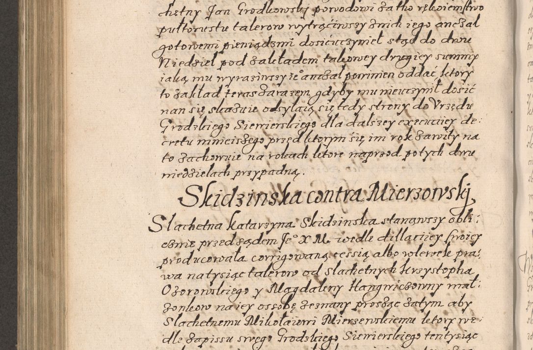 Zdjęcie nr 687 dla obiektu archiwalnego: Acta foris saecularis coram R. D. Bernardo Maciejowski, episcopo Cracoviensi, duce Severiensis ex annis 1600 - 1606.