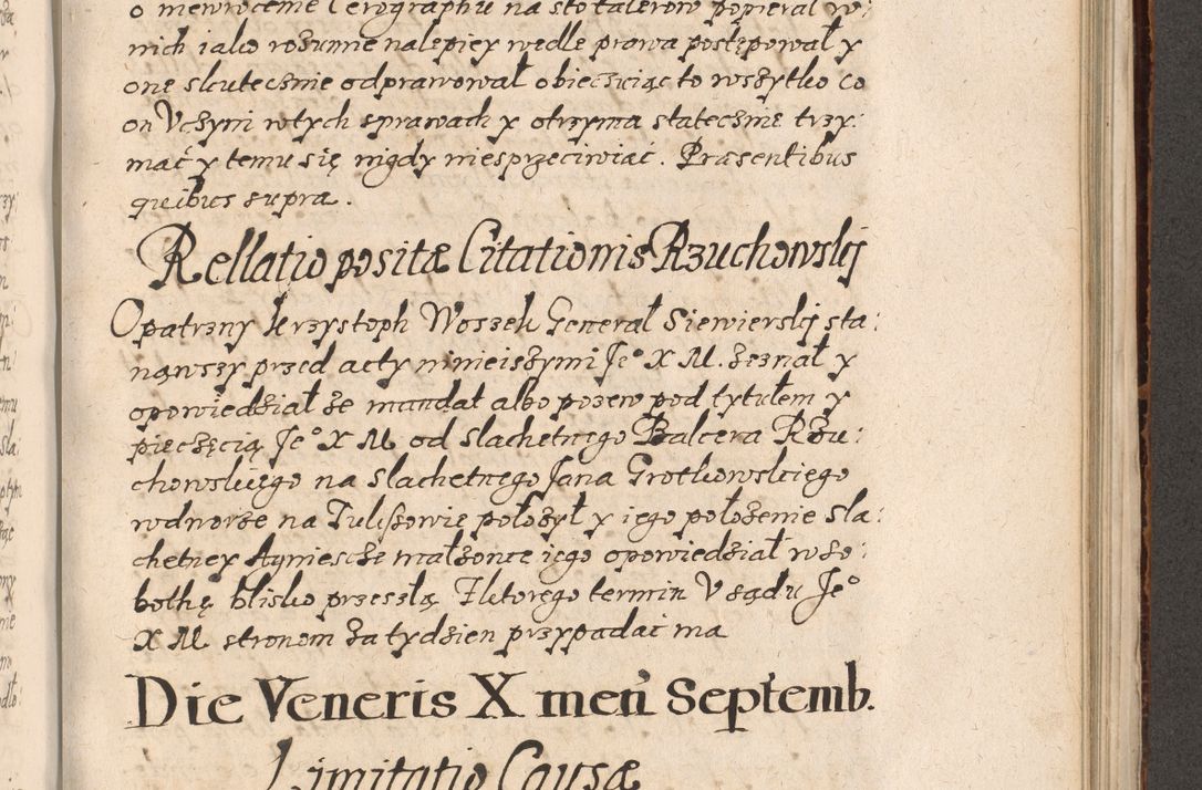 Zdjęcie nr 684 dla obiektu archiwalnego: Acta foris saecularis coram R. D. Bernardo Maciejowski, episcopo Cracoviensi, duce Severiensis ex annis 1600 - 1606.