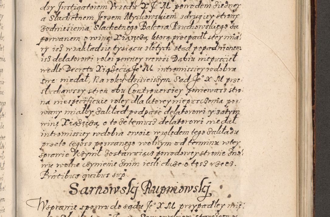 Zdjęcie nr 680 dla obiektu archiwalnego: Acta foris saecularis coram R. D. Bernardo Maciejowski, episcopo Cracoviensi, duce Severiensis ex annis 1600 - 1606.